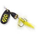 ZEBCO Trophy Z-Vibe &amp; Fly No.1 4g Black Body/Silver Black-Yellow dots/Yellow Fly