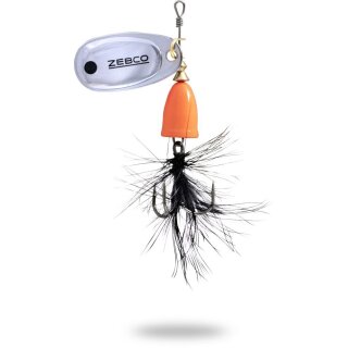 ZEBCO Trophy Z-Vibe & Fly No.2 5g Orange Body/Silver/Black Fly