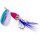 ZEBCO Trophy Z-Vibe & Fly No.4 10g Pink Body/Silver Rainbow/Blue Fly