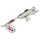 ZEBCO Trophy Z-Spin Minnow No.3 11g Silber/Rote Punkte