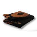FOX Beach Towel 80x160cm Black/Orange