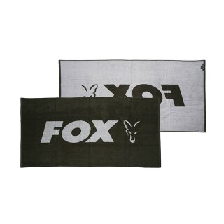 FOX Beach Towel 80x160cm Grün/Silber