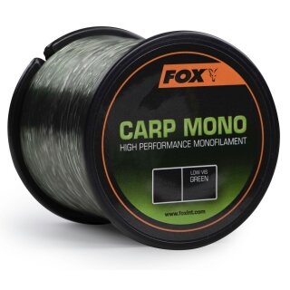 FOX Carp Mono 0,38mm 9kg 850m Low-Vis Green