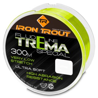 IRON TROUT Fluo Line Trema Special 0,18mm 2,7kg 300m Fluo Green