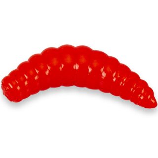 IRON TROUT Super Soft Bee Maggots Salmon Egg 2,5cm Signal Red 15Stk.