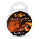 IRON CLAW 1x19 Steel Leader 0,6mm 18kg 5m Schwarz
