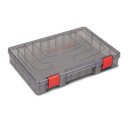 IRON CLAW Vario Box 275N-FD 27,5x18x4,5cm Transparent-Grau