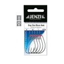JENZI Drop Shot Worm Hook with spiral size 8 Red 5pcs.