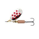ABU GARCIA Fast Attack Spinner 4cm 7g Silver/Red Dots
