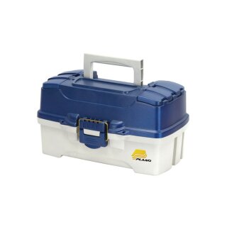 PLANO 620206 Two-Tray Tackle Box 32,5x20,8x18,3cm Blue Metallic/Off-White
