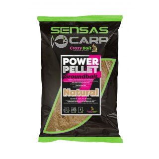 SENSAS UK Power Pellet Plus Groundbait Natural 2kg Beige