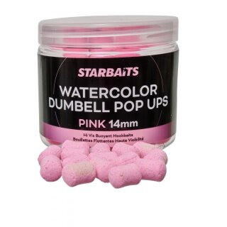 STARBAITS Watercolor Dumbell Pop Ups 14mm Pink 70g