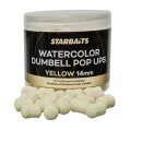 STARBAITS Watercolor Dumbell Pop Ups 14mm Yellow 70g