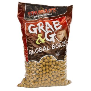 STARBAITS Grab And Go Global Boilies 20mm Garlic 10kg