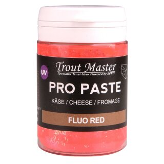 TROUTMASTER Pro Paste Cheese 60g Fluo Red