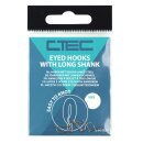 C-TEC Eyed Hooks With Long Shank Gr.12 10Stk.