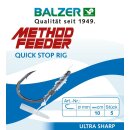 BALZER Feedermaster Method Feeder Quick Stop Rig Gr.6 10cm 0,27mm 5Stk.