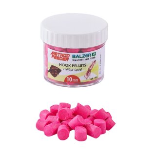 BALZER Method Feeder Pellets Heilbutt-Tintenfisch 10mm Pink 60g
