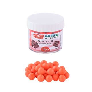 BALZER Method Feeder Boilies Sweet Chocolate 10mm 60g Orange
