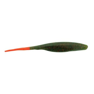 BASS ASSASSIN 5" Shad 25,4cm Avocado Red Tail 8Stk.