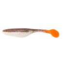 BASS ASSASSIN 6&quot; Sea Shad 15cm 27g Brown Shad Orange Tail 4Stk.