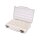 CAMO LURES Slim Box Large 27,6x18,6x2,7cm Weiß/Transparent-Grau