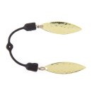 CAMO LURES Twin Blade Gold hammered 2pcs.