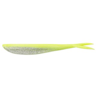 LUNKER CITY 4" Fin-S Fish 10cm 4,5g Chartreuse Silk Ice 8Stk.