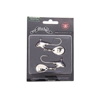 NORIES Prorigspin Colorado Blade 6,6cm 10g Pearl Blue Shad 2Stk.