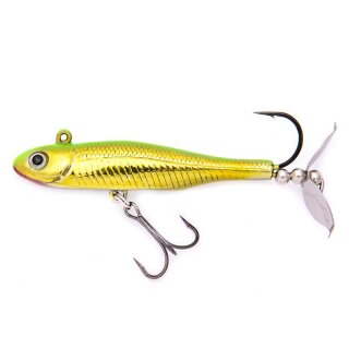 NORIES Wrapping Minnow 5,6cm 10g Green Back Yellow Gold