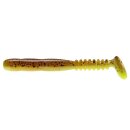 REINS 3,25&quot; Fat Rockvibe Shad 8,5cm 6g Motoroil PP./Chartreuse 6Stk.