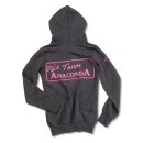 ANACONDA Lady Team Zipper Hoodie Grau/Pink