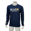 ILLEX T-Shirt Langarm T. Marineblau
