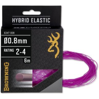 BROWNING Hybrid Elastic 2-4 0,8mm 6m Pink