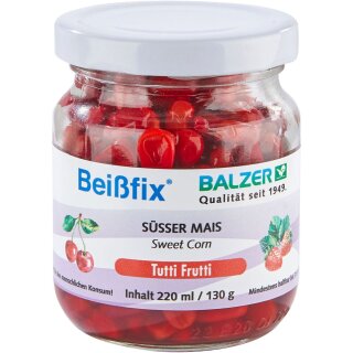BALZER Beißfix Süsser Mais Tutti Frutti 220ml Rot