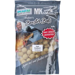 BALZER Matze Koch Booster Balls Special Edition Stinktier Fisch-Knoblauch 15mm 20mm 1kg Weiß