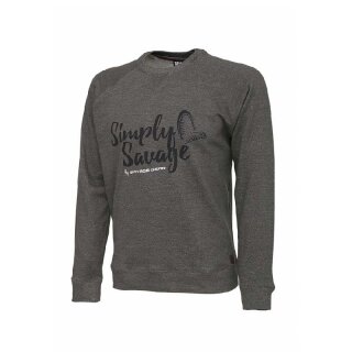 SAVAGE GEAR Simply Savage Sweater L Melange Grey