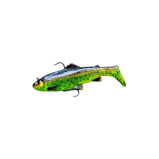 SPECIAL COLOR SAVAGE GEAR 4D Trout Rattle Shad 12,5cm 35g MS Pumpkin Chartreuse