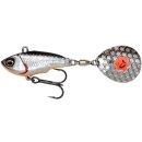 SAVAGE GEAR Fat Tail Spin 8cm 24g Dirty Silver