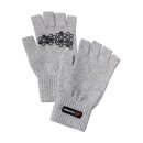 SCIERRA Wool Half Finger Glove XL Light Grey Melange
