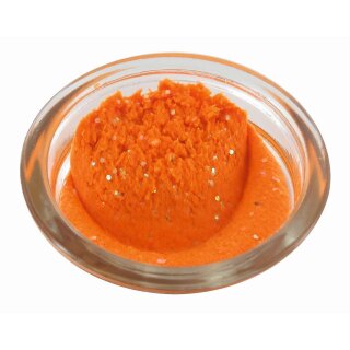 JENZI Forellenteig Schwimmend Glitter Knoblauch Orange 50g
