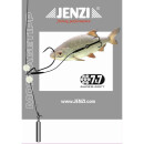 JENZI 7x7 DS Stinger Rig Offset Hook Gr.1+4 100cm 0,25mm 12kg