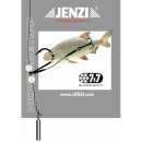 JENZI 7x7 Single Hook Stinger Rig Gr.2/0+4 100cm 0,25mm 12kg