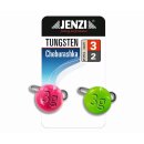 JENZI Tungsten Cheburashka 3g Grün Pink 2Stk.