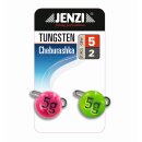 JENZI Tungsten Cheburashka 5g Grün Pink 2Stk.