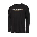 SAVAGE GEAR Signature Logo Long Sleeve T-Shirt M Black Caviar