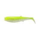 SAVAGE GEAR Cannibal Shad 6,8cm 3g Flou Yellow Glow Pack...