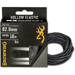 BROWNING Xi-Match Hollow Elastic 16+ 2,9mm 6m Schwarz