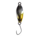 IRON TROUT Wave Spoon 2,8g Black Silver Gold