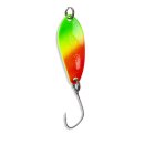 IRON TROUT Wave Spoon 2,8g Green Yellow Red